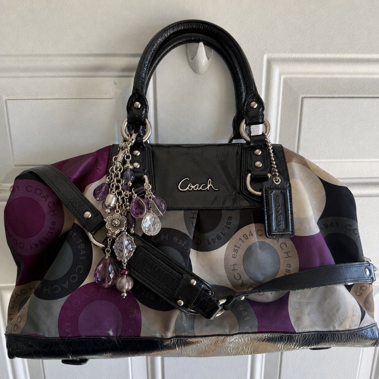 ✨ Y2K Style Coach Purple Ashley Convertible Satchel – OFFERS WELCOM