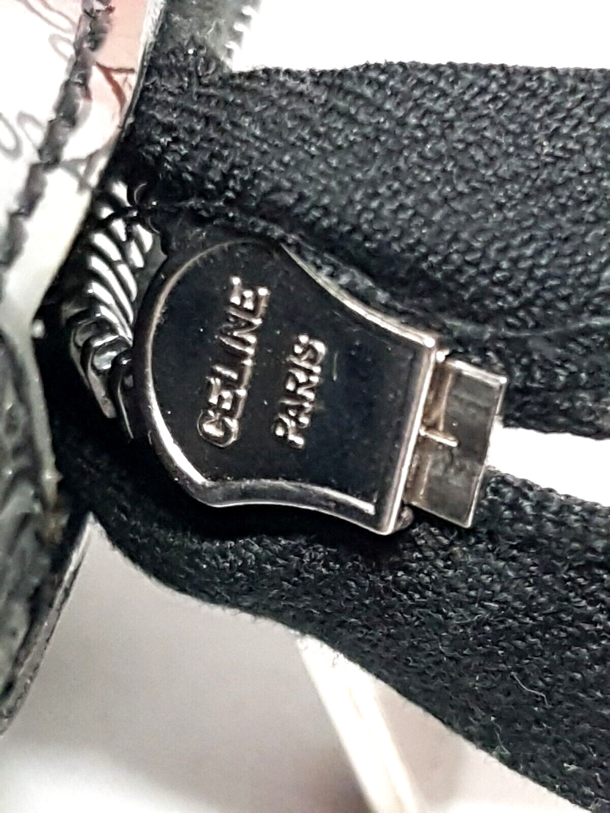 CELINE MACADAM GRAY PVC MINI BACKPACK