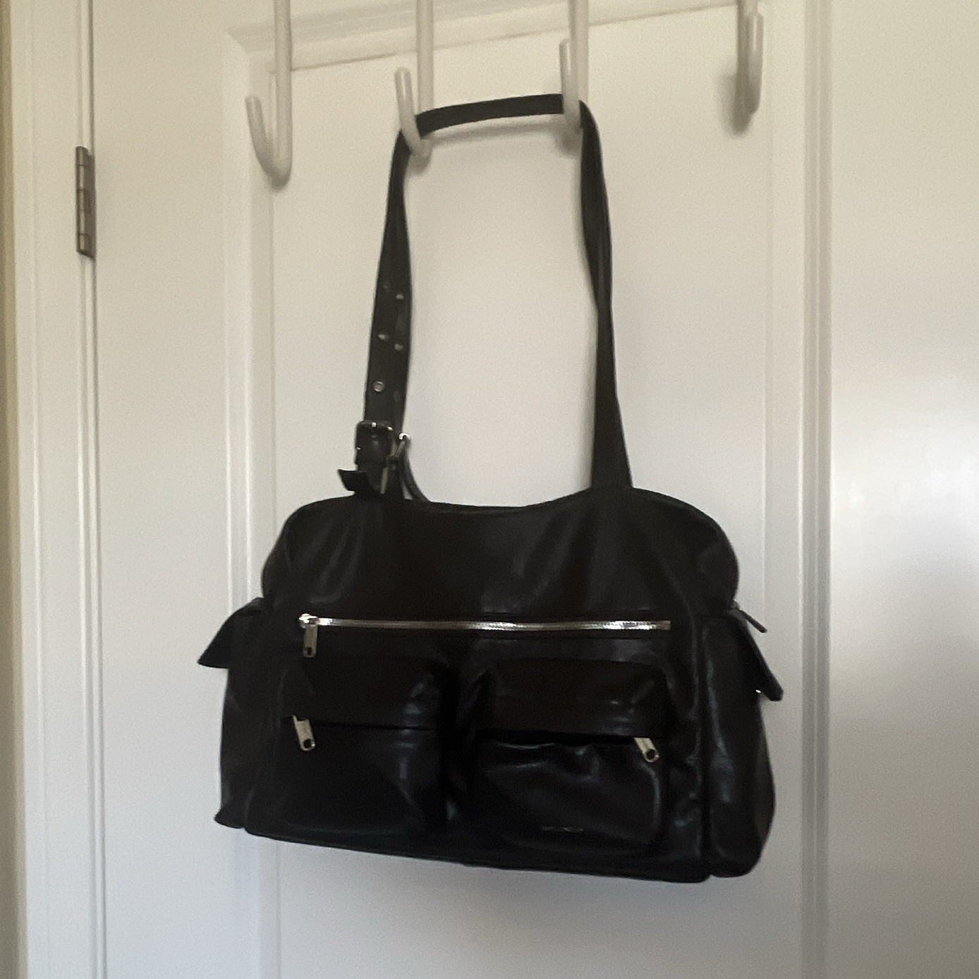 SAMO ONDOH Pocket Utility Bag L Goat Chocolate