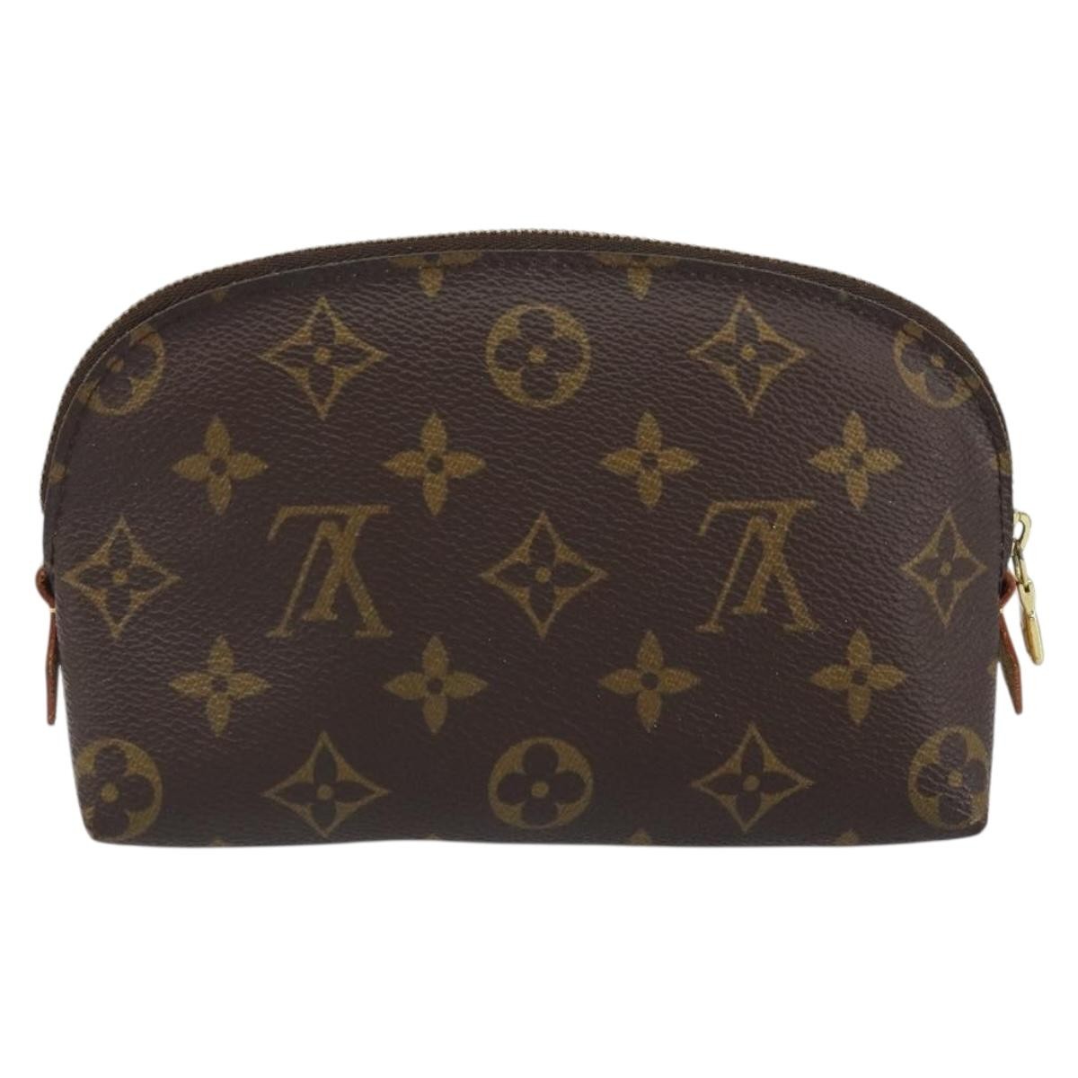 LOUIS VUITTON Monogram Pochette Cosmetic PM Pouch M43998 LV Auth BA9445