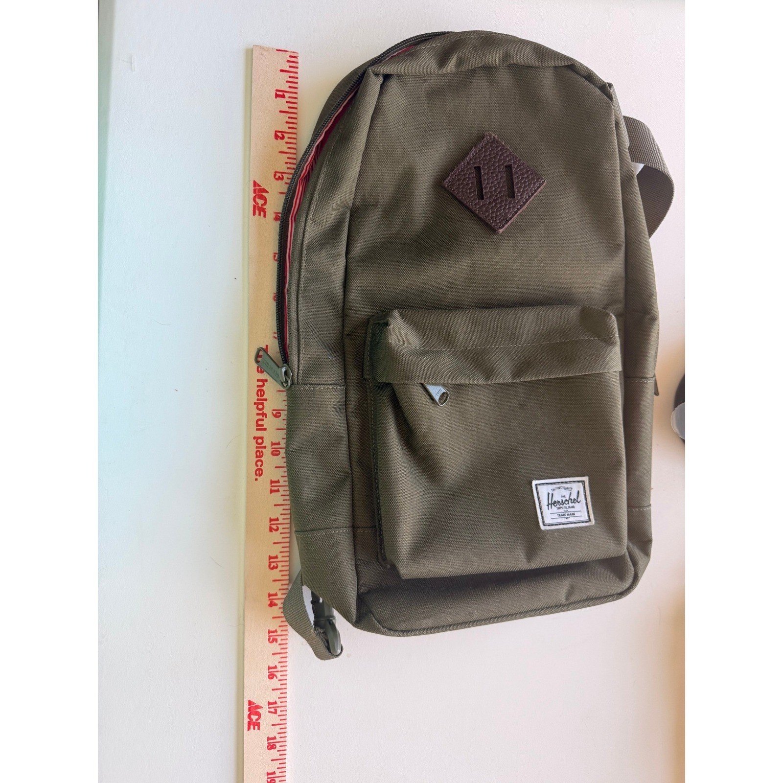 HERSCHEL Ivy Green Classic HERITAGE Single Shoulder Strap Backpack Bag College