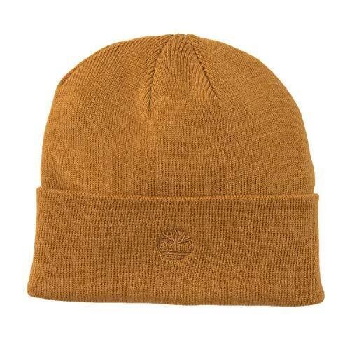 Timberland Cuffed STRETCH Tonal Beanie Hat Adult One Size WHEAT B15 MP NEW $42