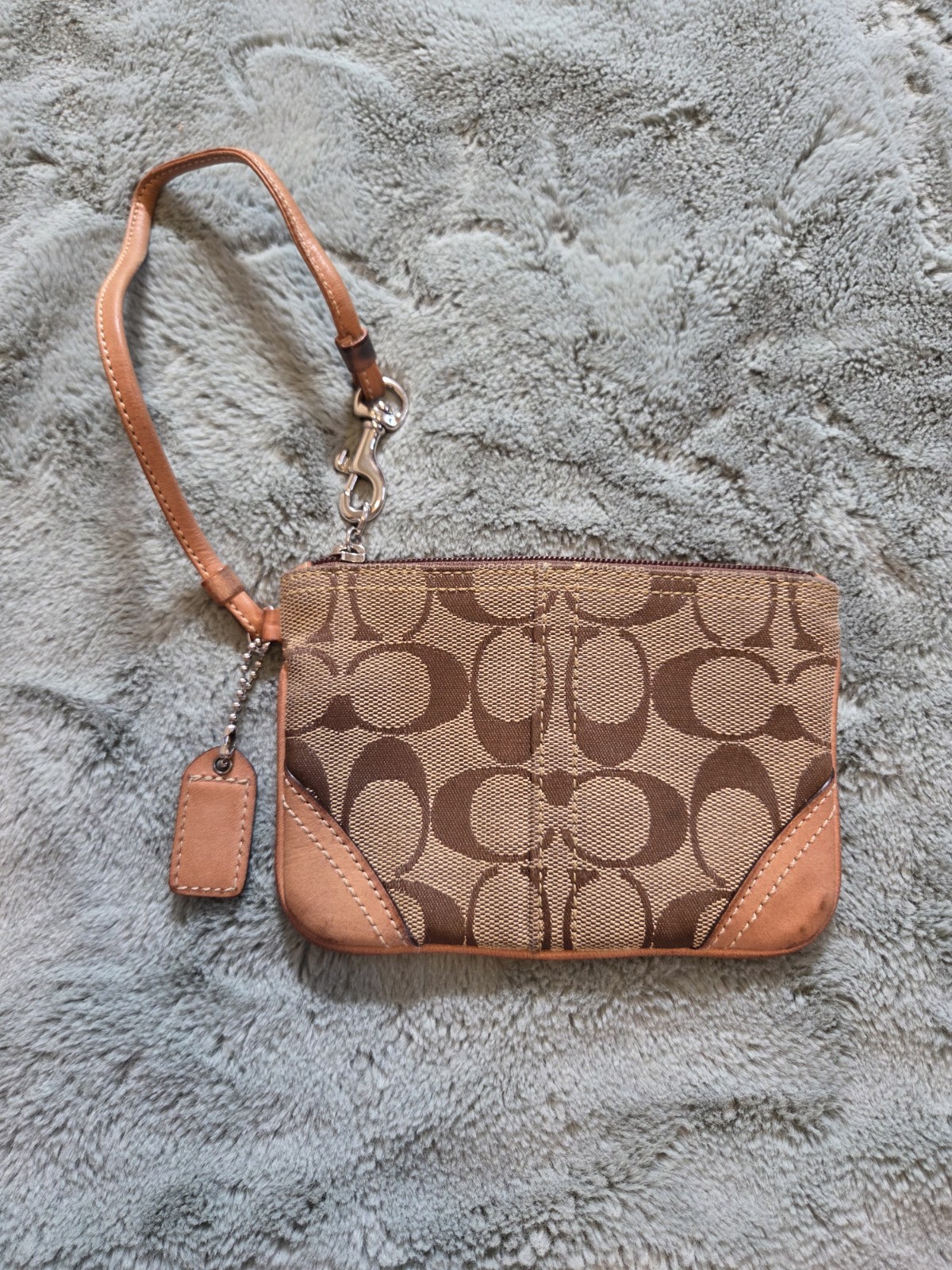 Coach Signature Wristlet