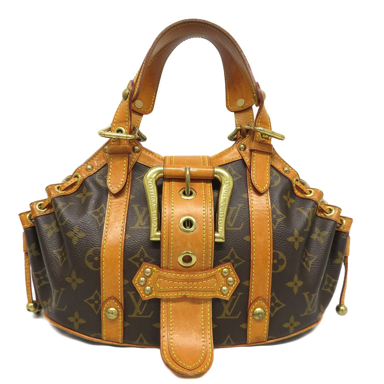 Louis Vuitton PM M92399 Coated Canvas Handbag Women’s #KNB6694