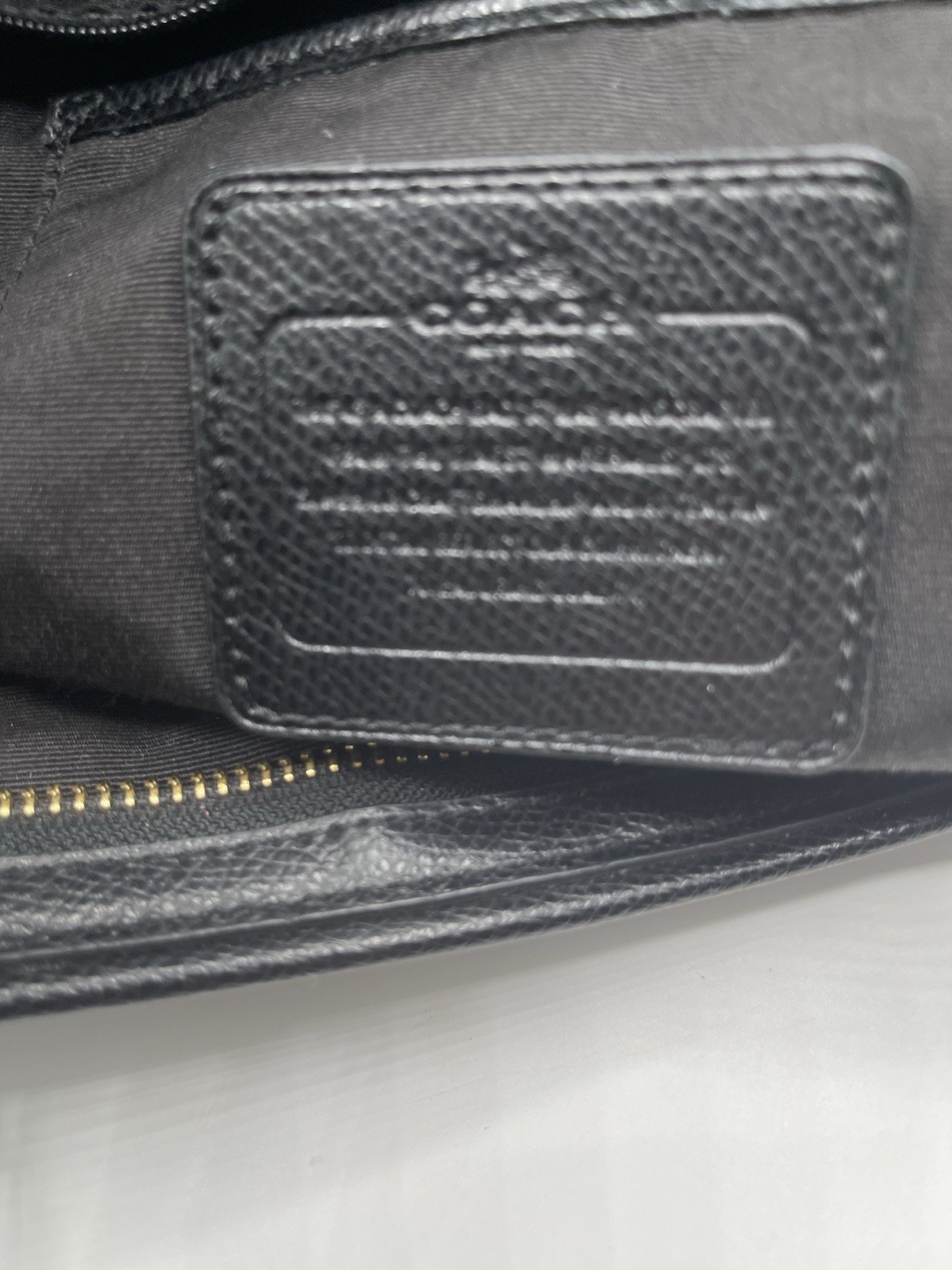 Coach J1421-F77662 Signature Pebbled Leather 20” Black XL Pocket Zip Tote Bag