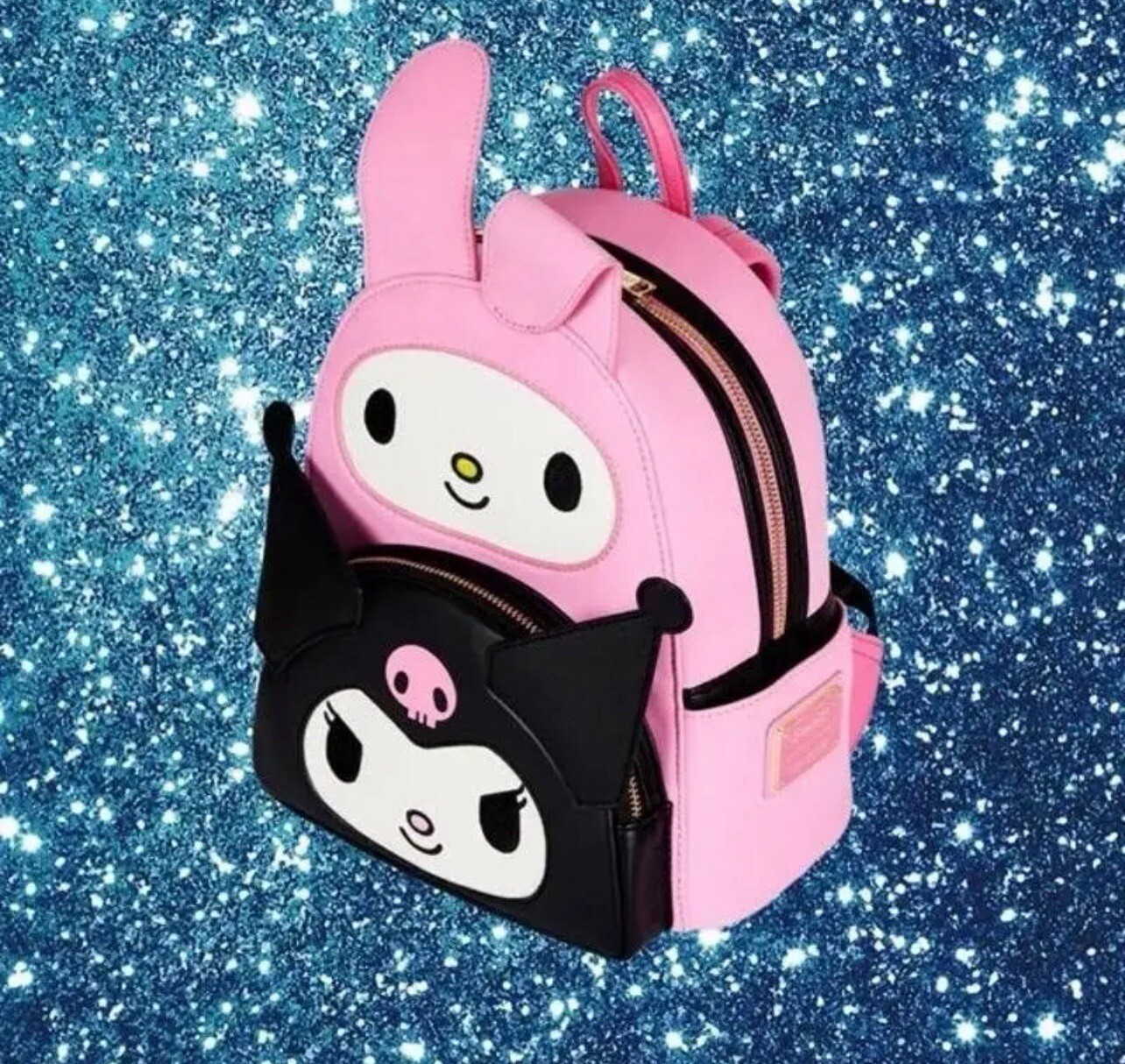 Loungefly Sanrio My Melody And Kuromi Two Tone Backpack — Brand New