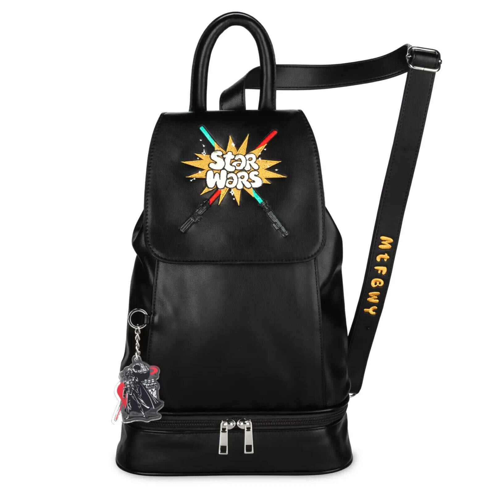 Disney park MTFBWY Star Wars Meets the ’90s Crossbody Bag Lightsabers & Keychain