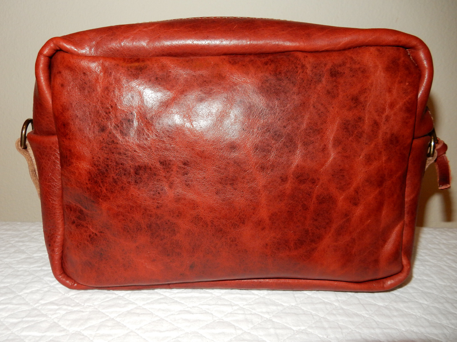 Go Forth Goods GFG Redwood Bison SMALL Sarah Crossbody Bag – Flaws + NO Strap