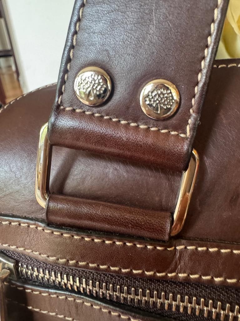 MULBERRY Mabel brown leather Shoulder Bag (PU180