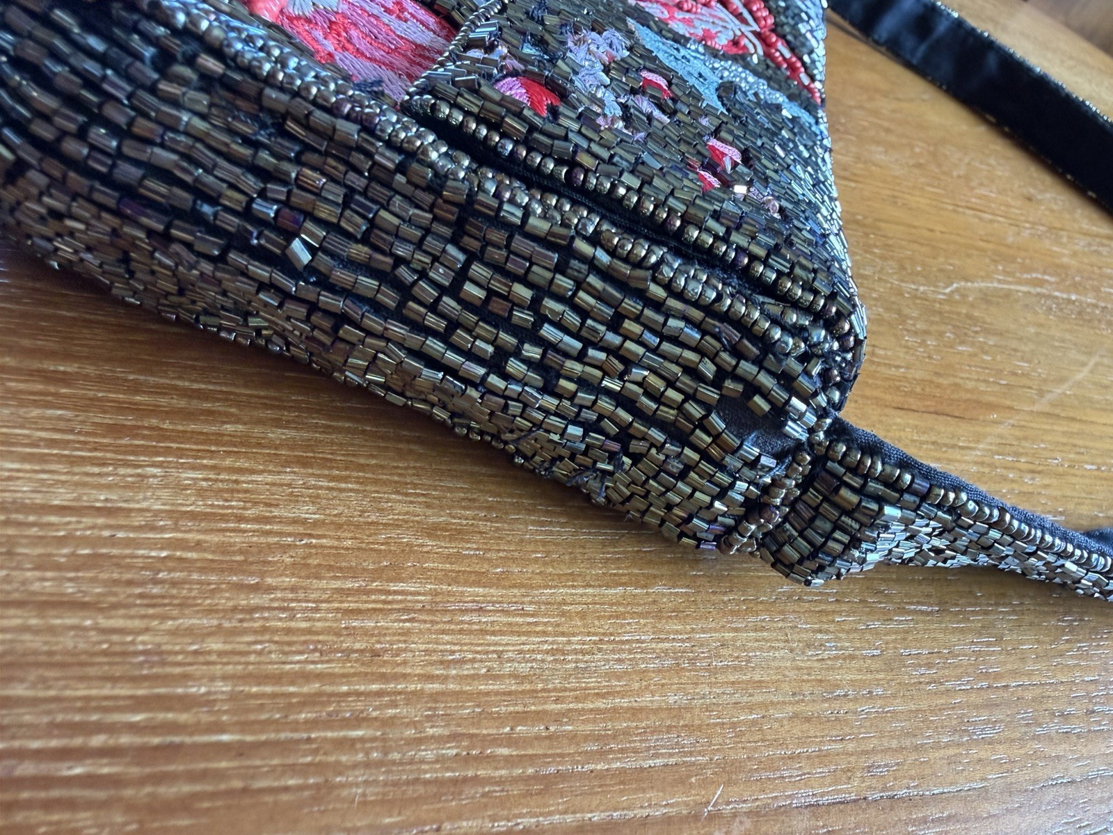 Viral Cowboy Cowgirl Boots Beaded Bag Purse Flap Snap Closure