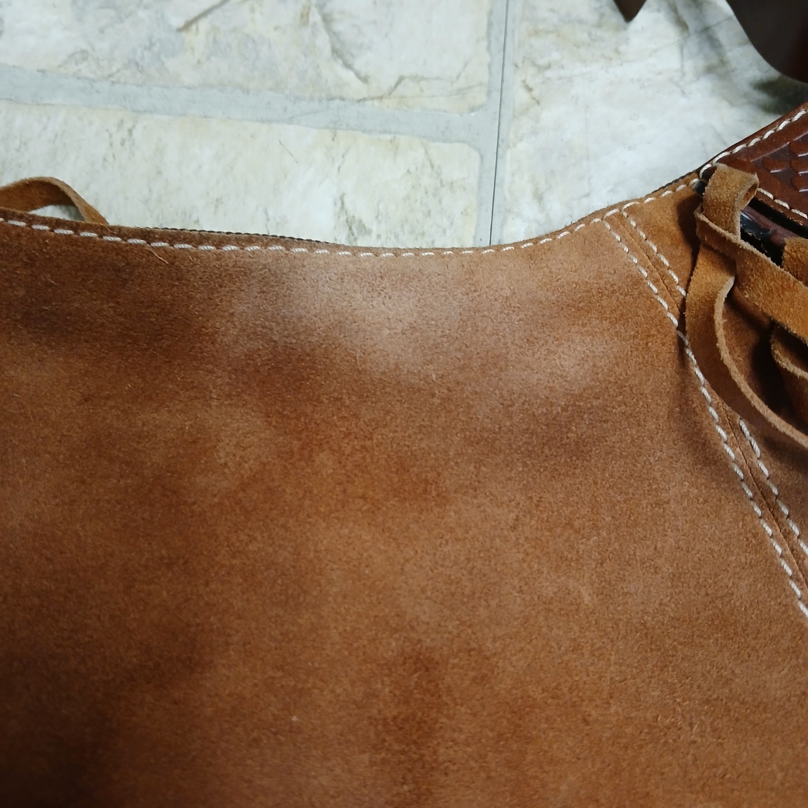 Dooney & Bourke Suede Fringe Hobo Bag Brown Heart Leather Duck Charm Y2K