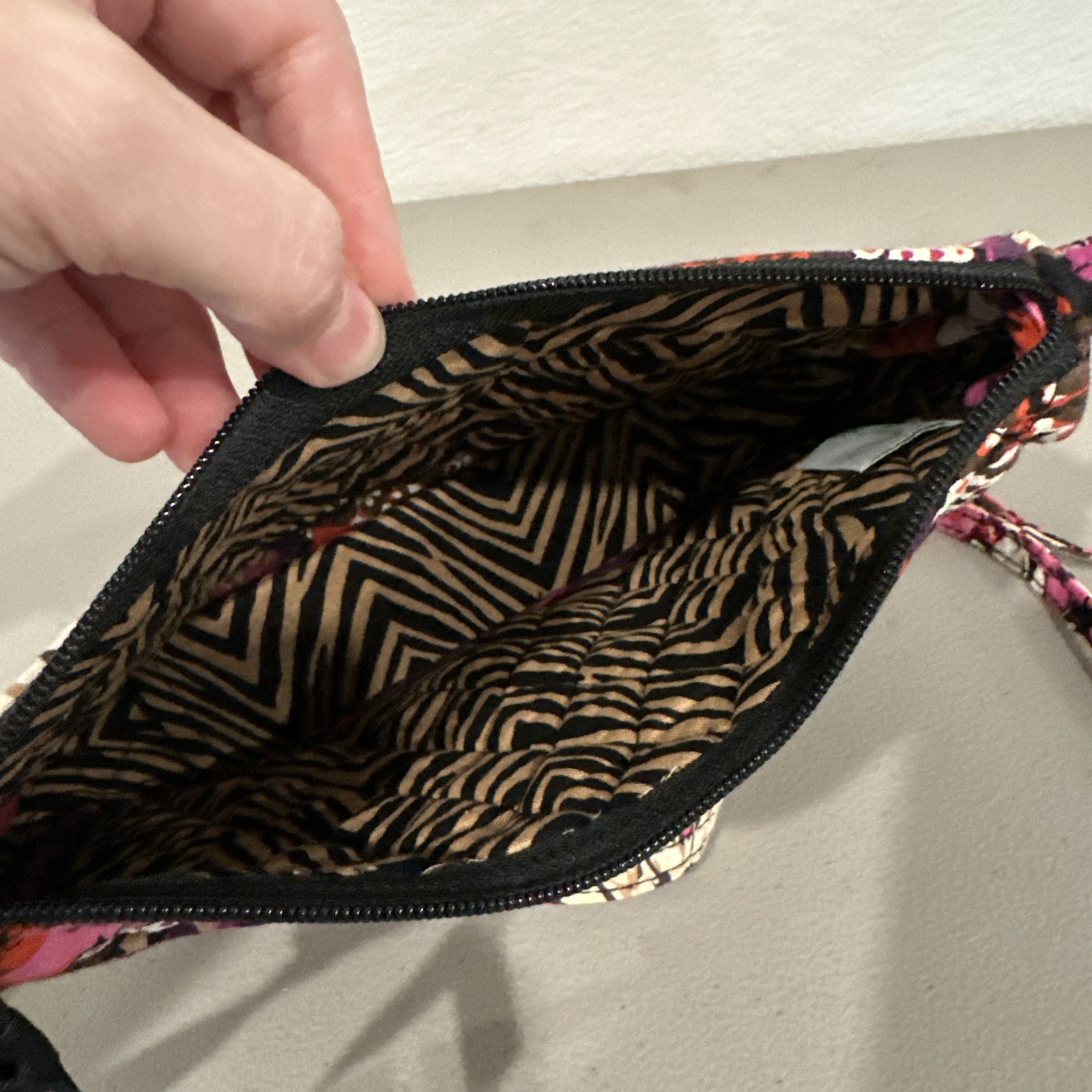 Vera Bradley Little Crossbody Bag Rosewood Retired Pink Purple Quilted Purse