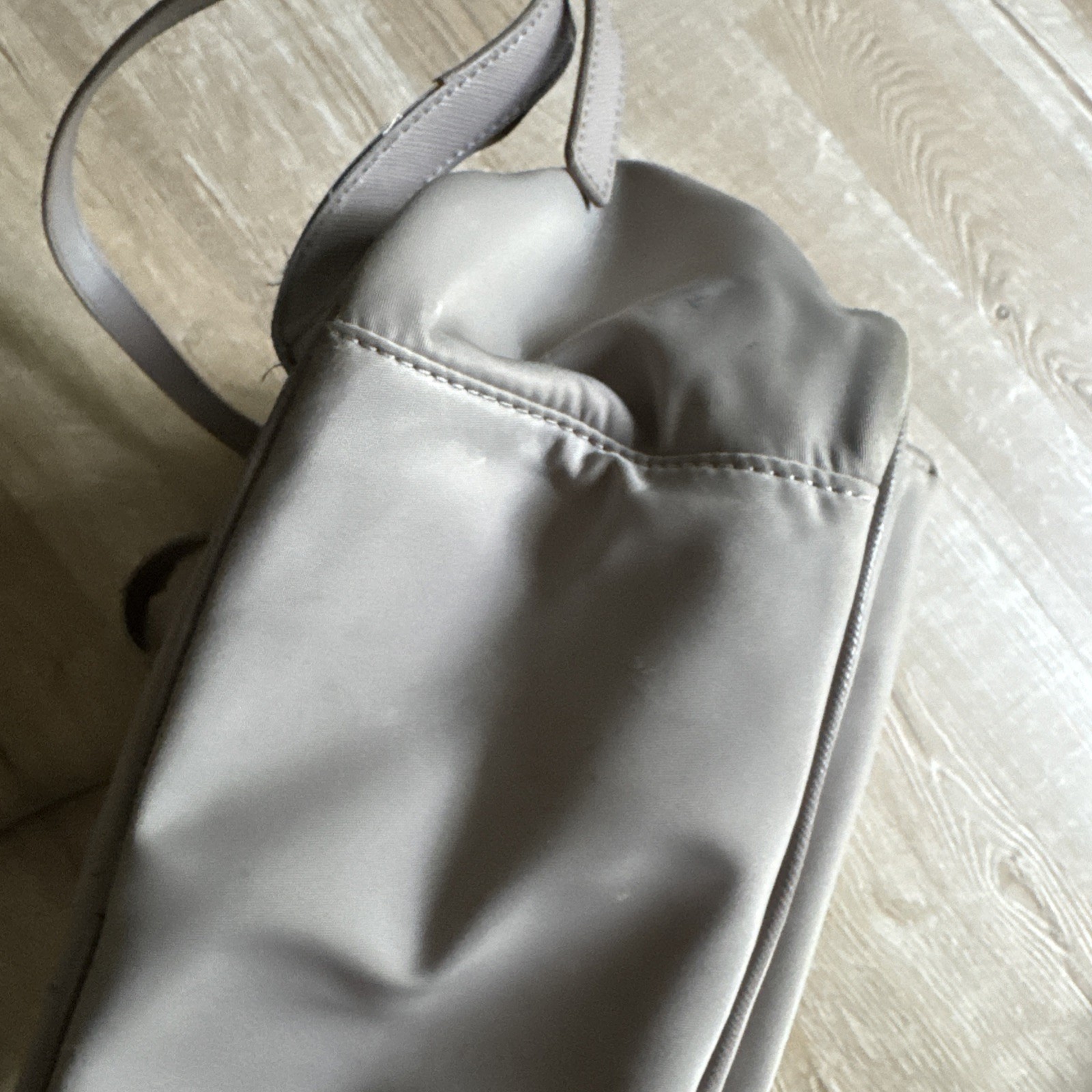 kate spade taupe Nylon Backpack 14x15x5 VGC RN102760