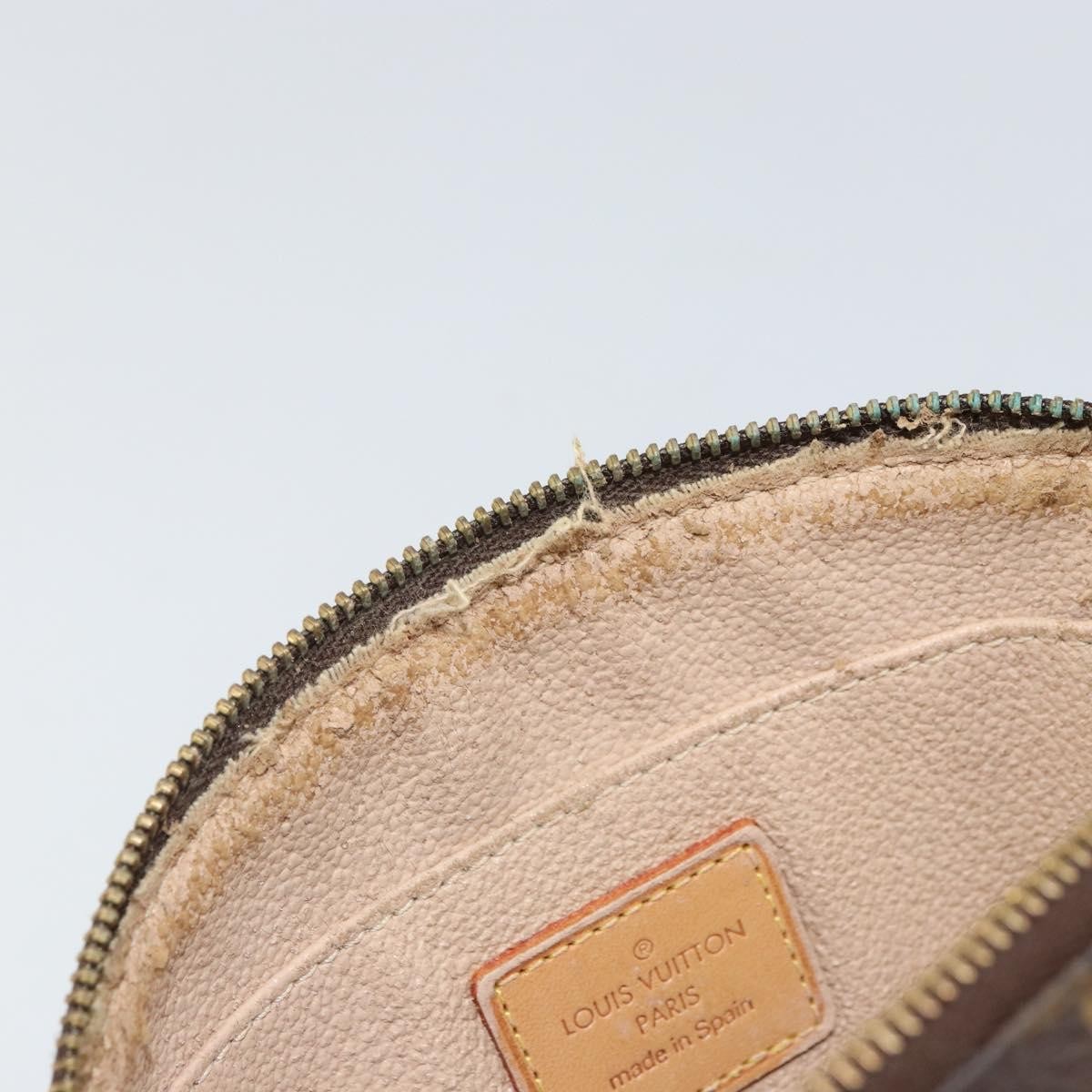LOUIS VUITTON Monogram Pochette Cosmetic PM Pouch M43998 LV Auth BA9445
