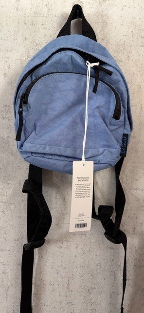 NWT Baggu MINI NYLON BACKPACK in Blue Cornflower