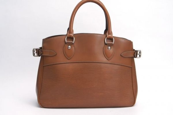 Louis Vuitton Passy Top Handle Bag PM Camel Leather Epi