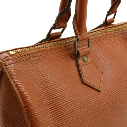 Louis Vuitton Epi Speedy 30 Kenya Brown Leather Handbag Dust Bag Authentic