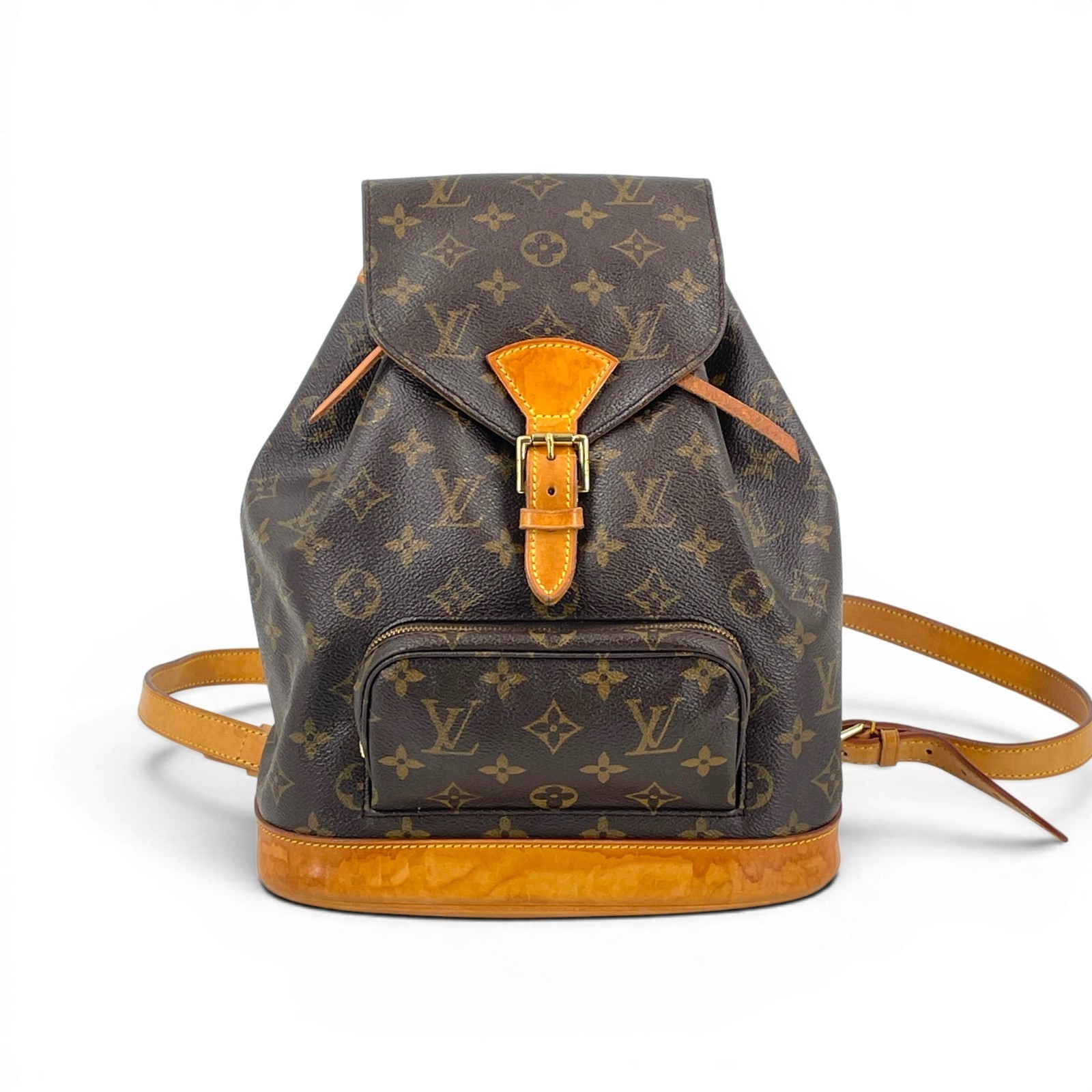 Auth LOUIS VUITTON Monogram Montsouris MM M51136 Ladies Backpack SKB304