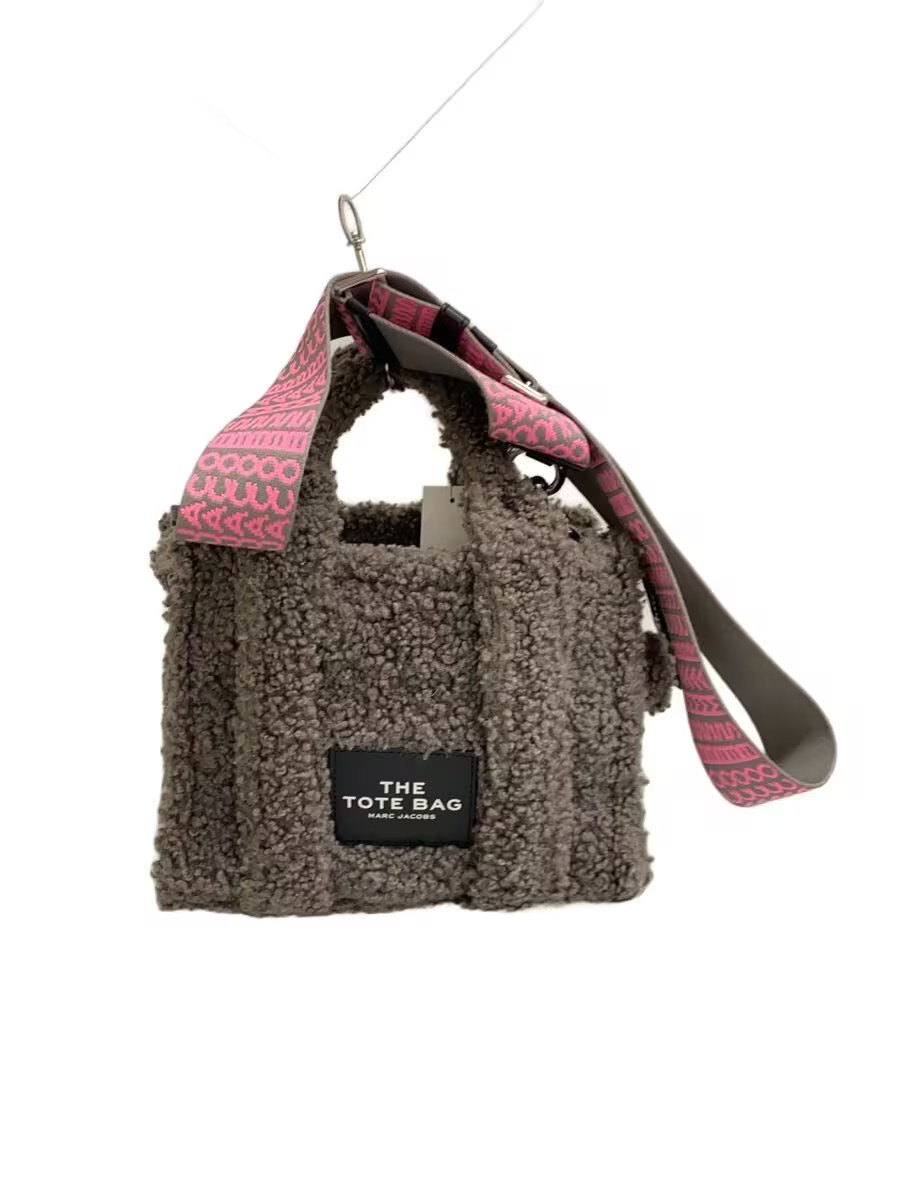 MARC BY MARC JACOBS Shoulder Bag Polyester GRY THE TEDDY MINI TOTE BAG