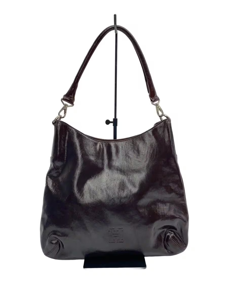 HIROFU Tote Bag Leather BRW Plain