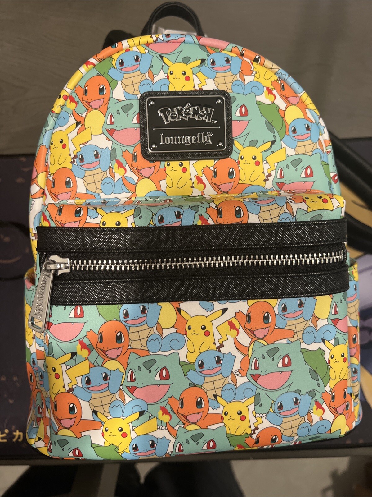 Loungefly Pokemon Starters Allover Print Mini Backpack New With Tags