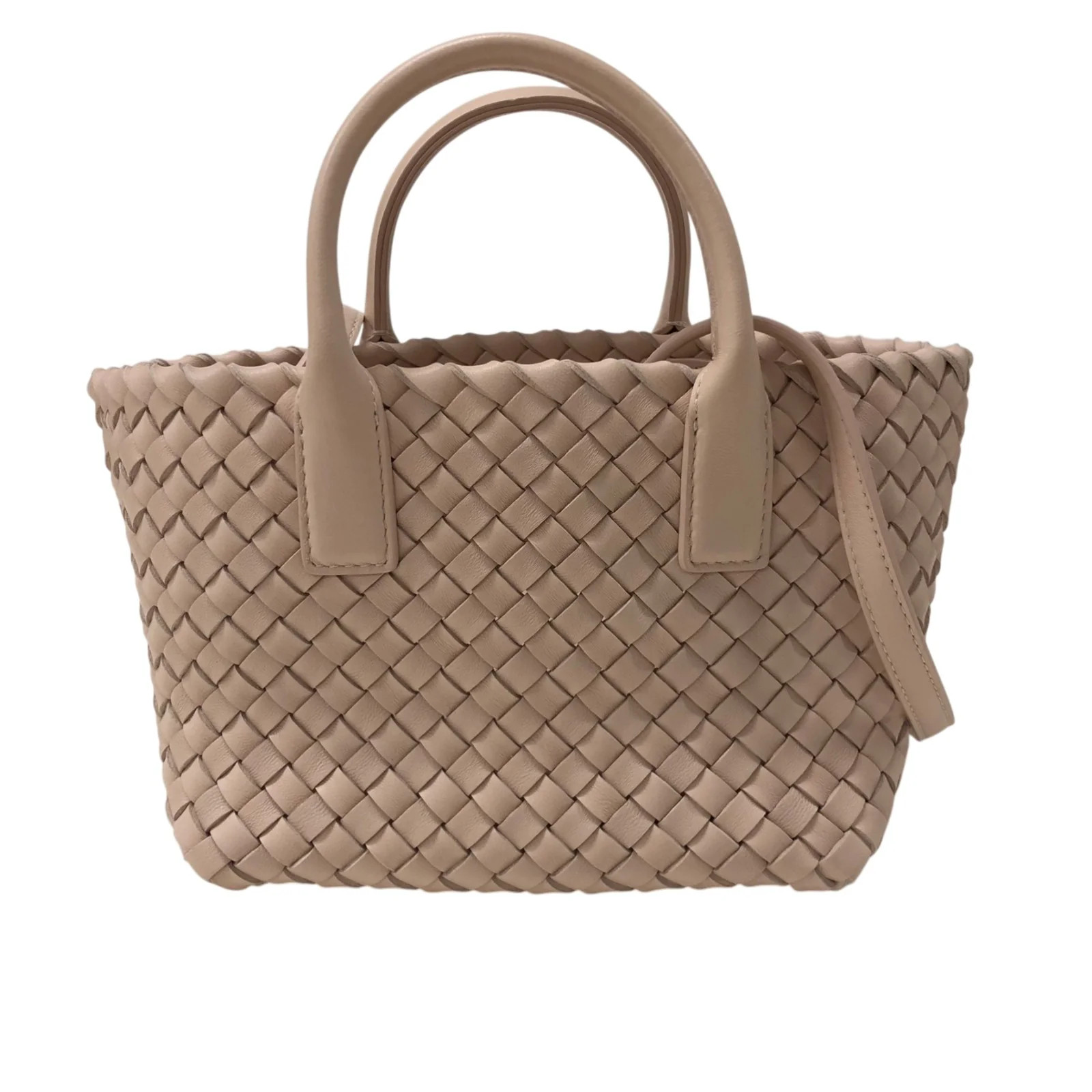 BOTTEGA VENETA Mini Cabat Pink Leather Handbag 781670 #OKB2168