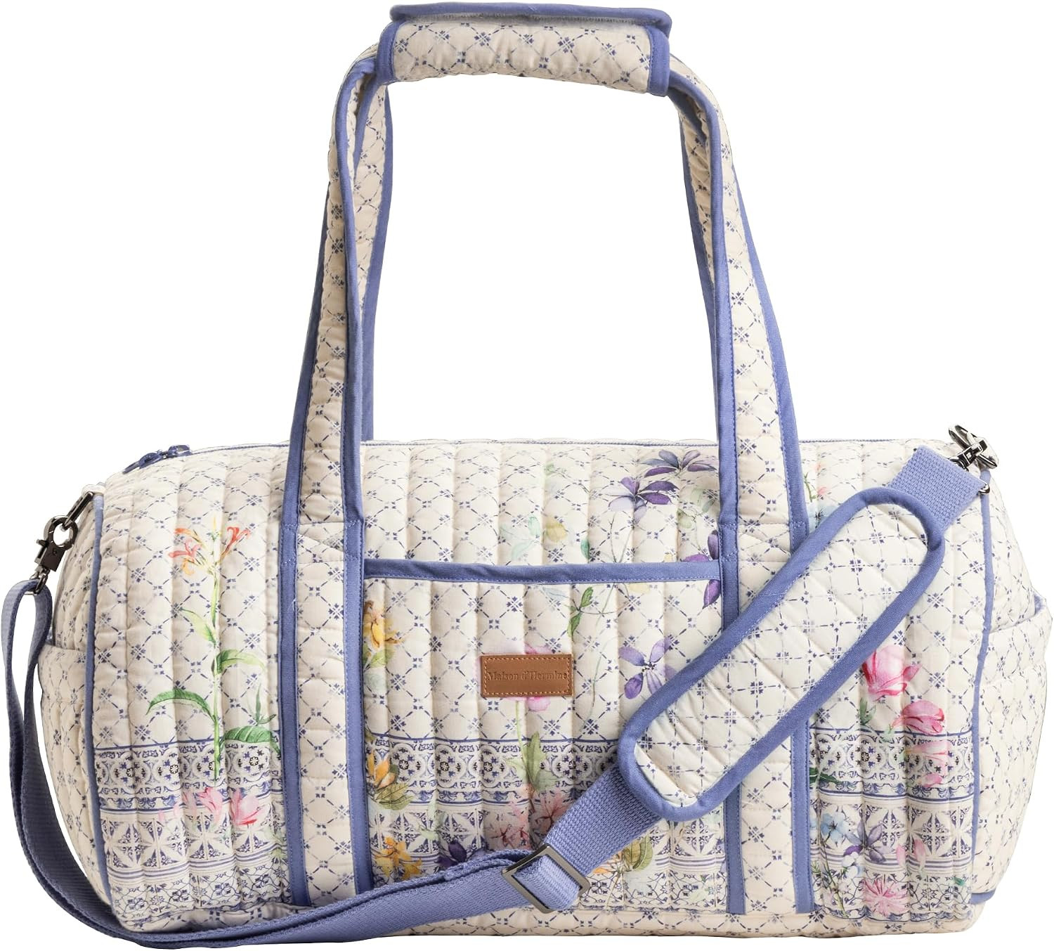Stylish Cotton Quilted Duffle Bag for Travel & Gym – Perfect for Men