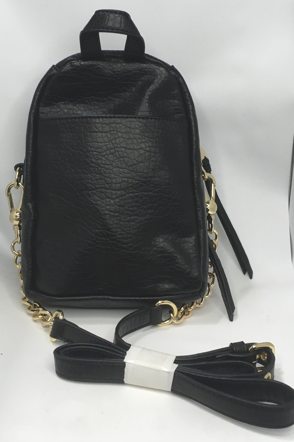 Juicy Couture Black Studded Purse 9 Inch Long Adjustable Chain Strap