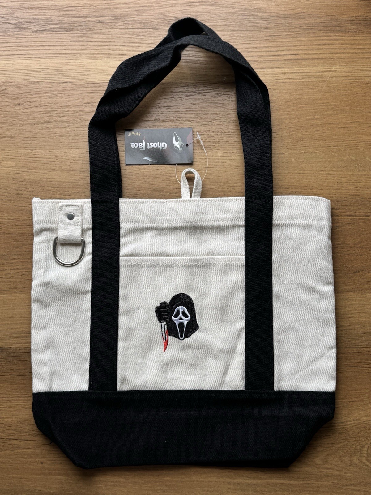 NEW 2026 Spirit Halloween Ghost Face Scream Mini Tote Bag