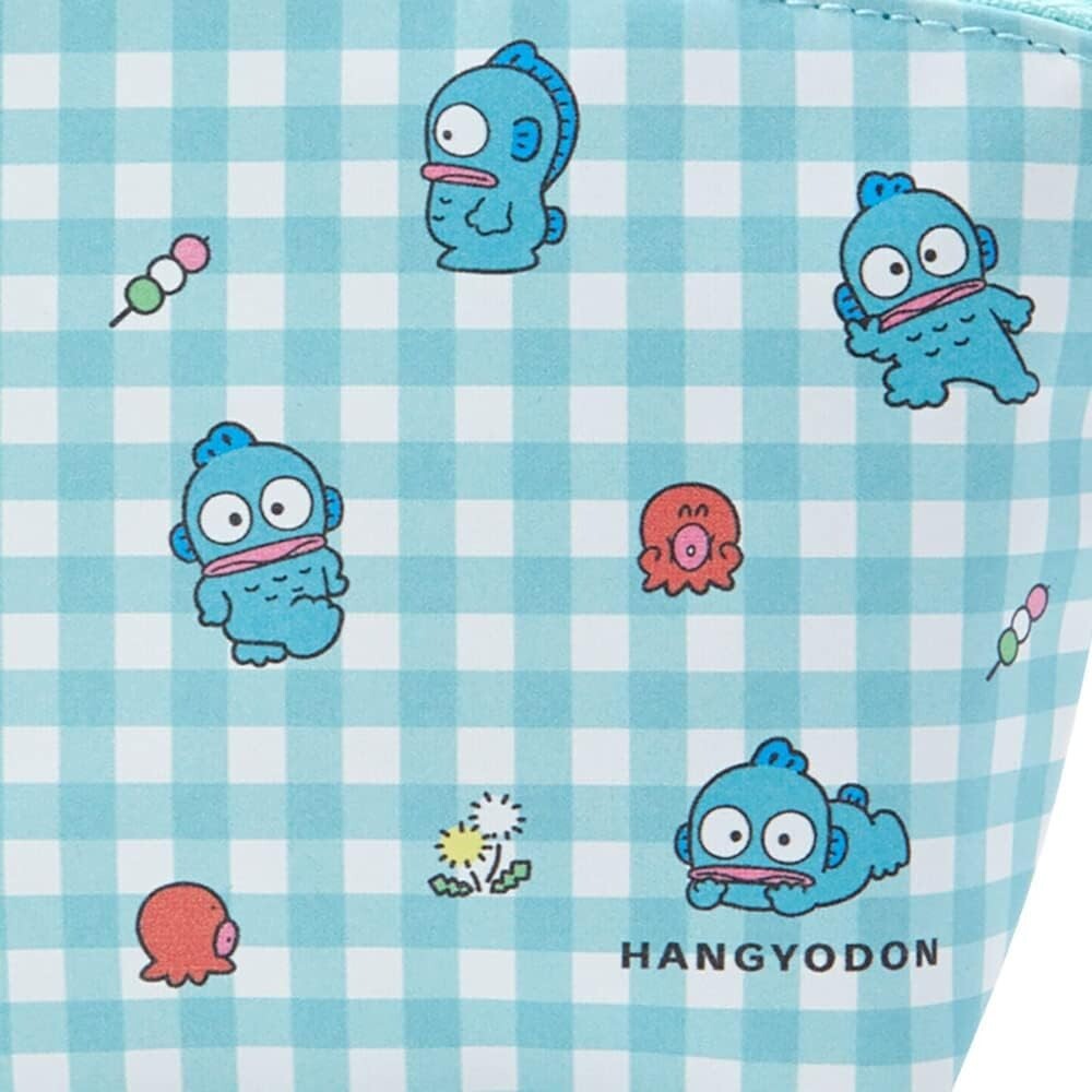Sanrio Hangyodon Pouch 822647 Polyester 6 x 17.5 x 12 cm; 50 g Zipper closure