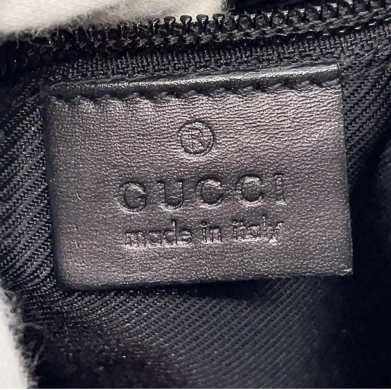 Auth Gucci GG Canavs x Leather Black SV Sacoche Shoulder Bag