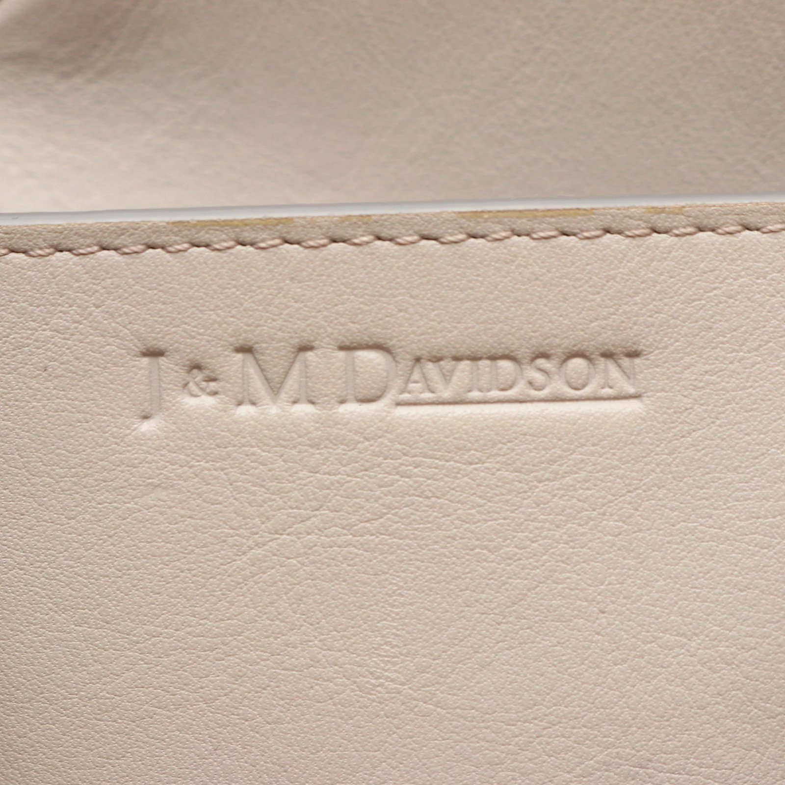 J&M DAVIDSON 2 4 Handbag Beige Leather #RCB2410
