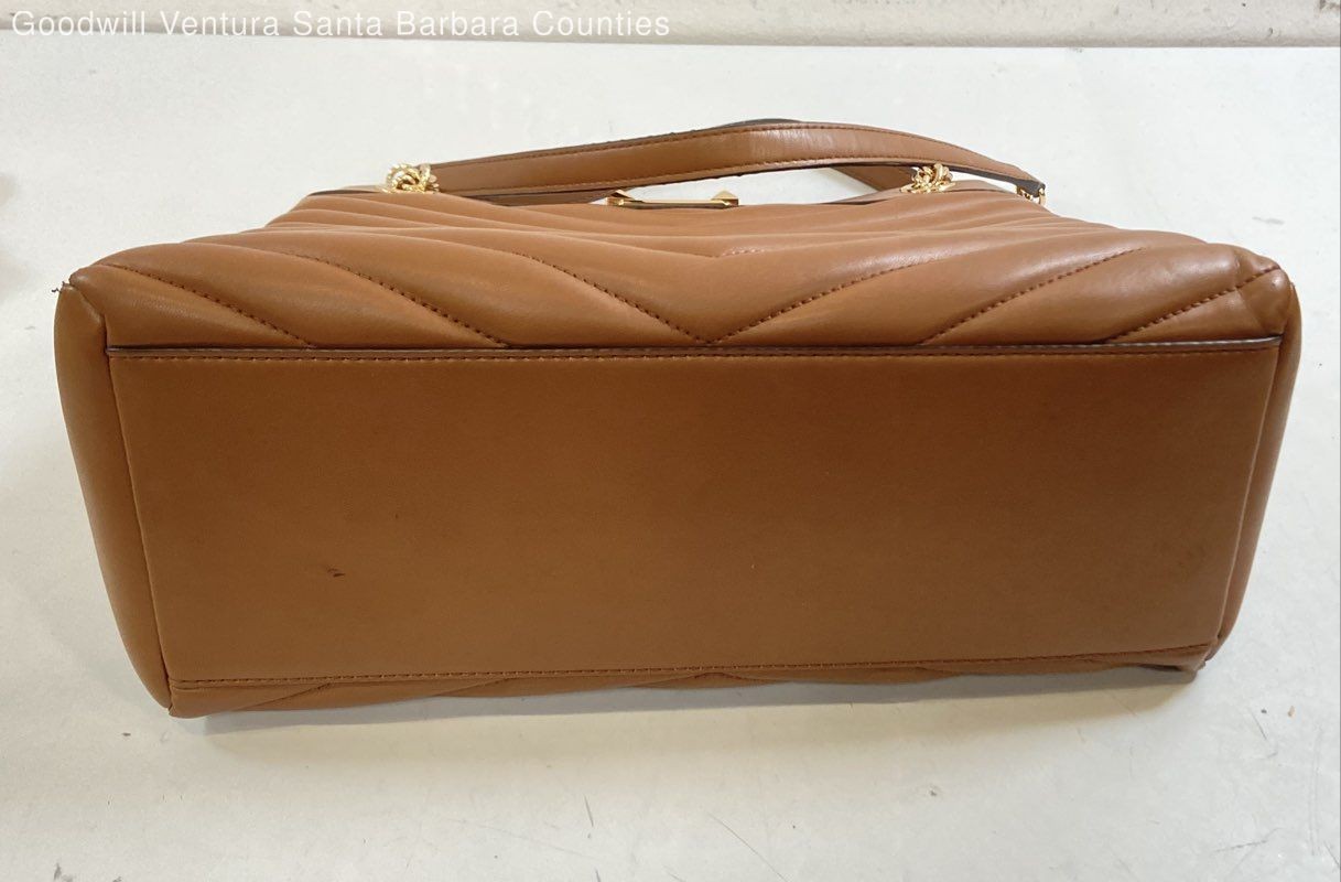Michael kors Whitney Leather Warm Camel Brown Quilted Leather Tote Bag