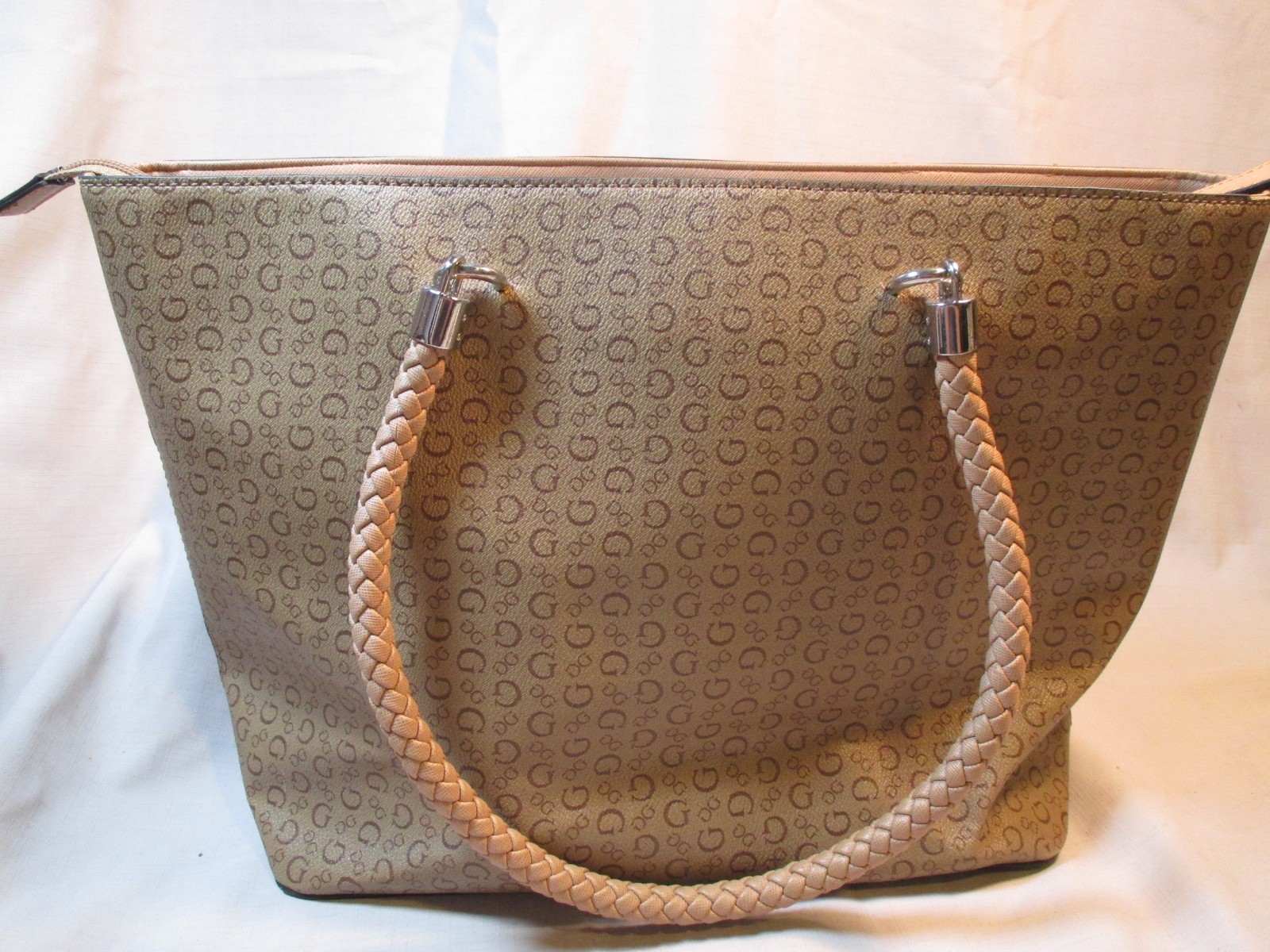 Guess Brown Satchel Bag