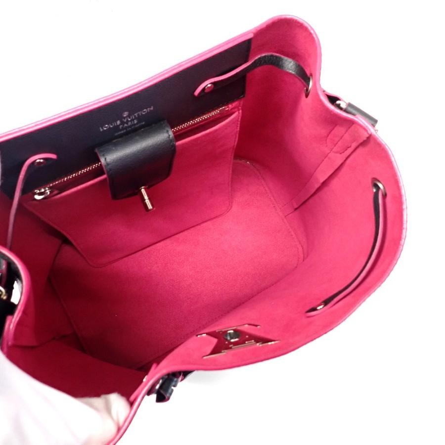 LOUIS VUITTON Bag: Lockme Bucket M54677 Black W25H26.5D15cm w/ accessories;