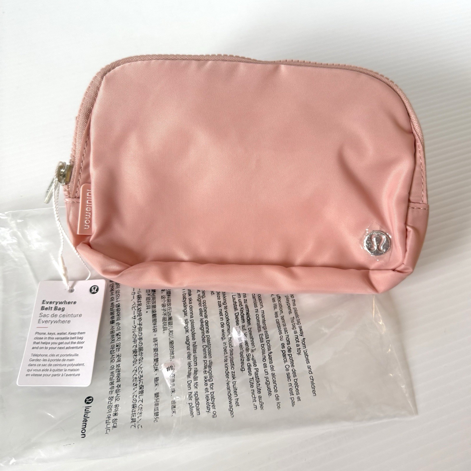 Lululemon Everywhere Belt Bag 1L Pink Taupe NWT Crossbody Waist Pack LU9AX2S