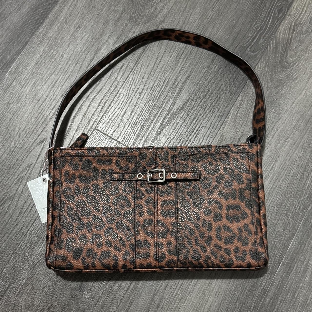 Georgia Mae Elle Leopard Print Shoulder Bag