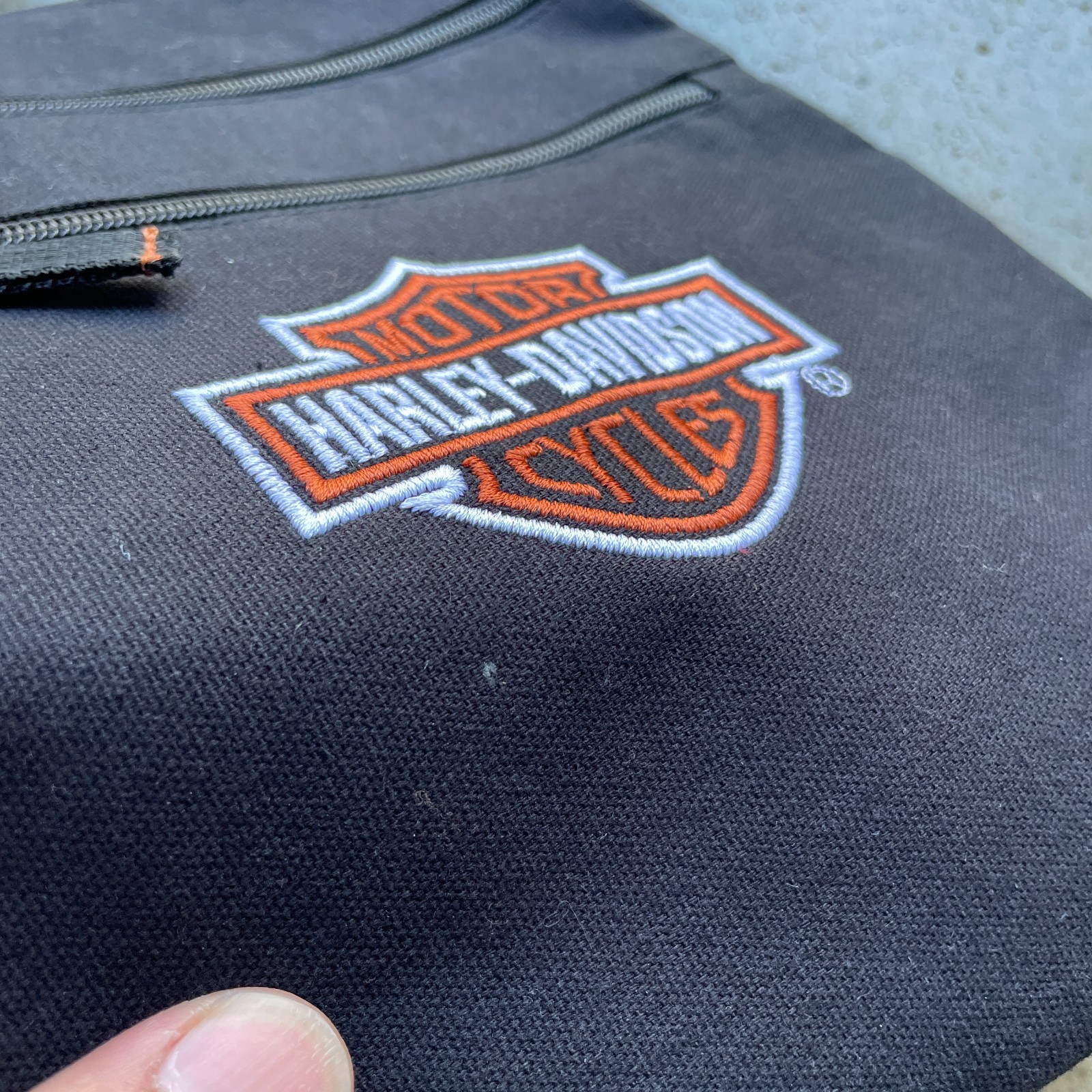 Harley Davidson Women’s Crossbody Bag Summer Tote Bar Shield Black 10.5” Tall