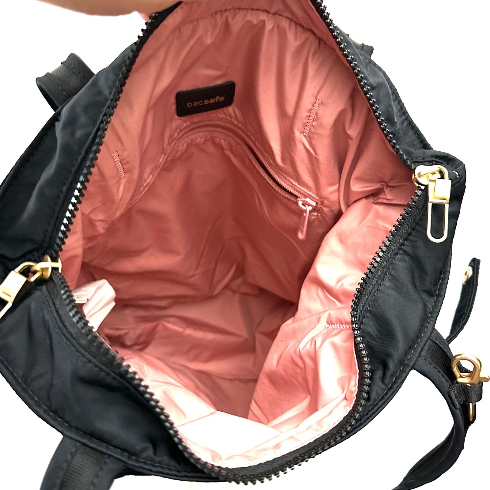 Pacsafe Citysafe CX Vertical Tote RFID Lockable Black Travel Bag 10 liter 20445