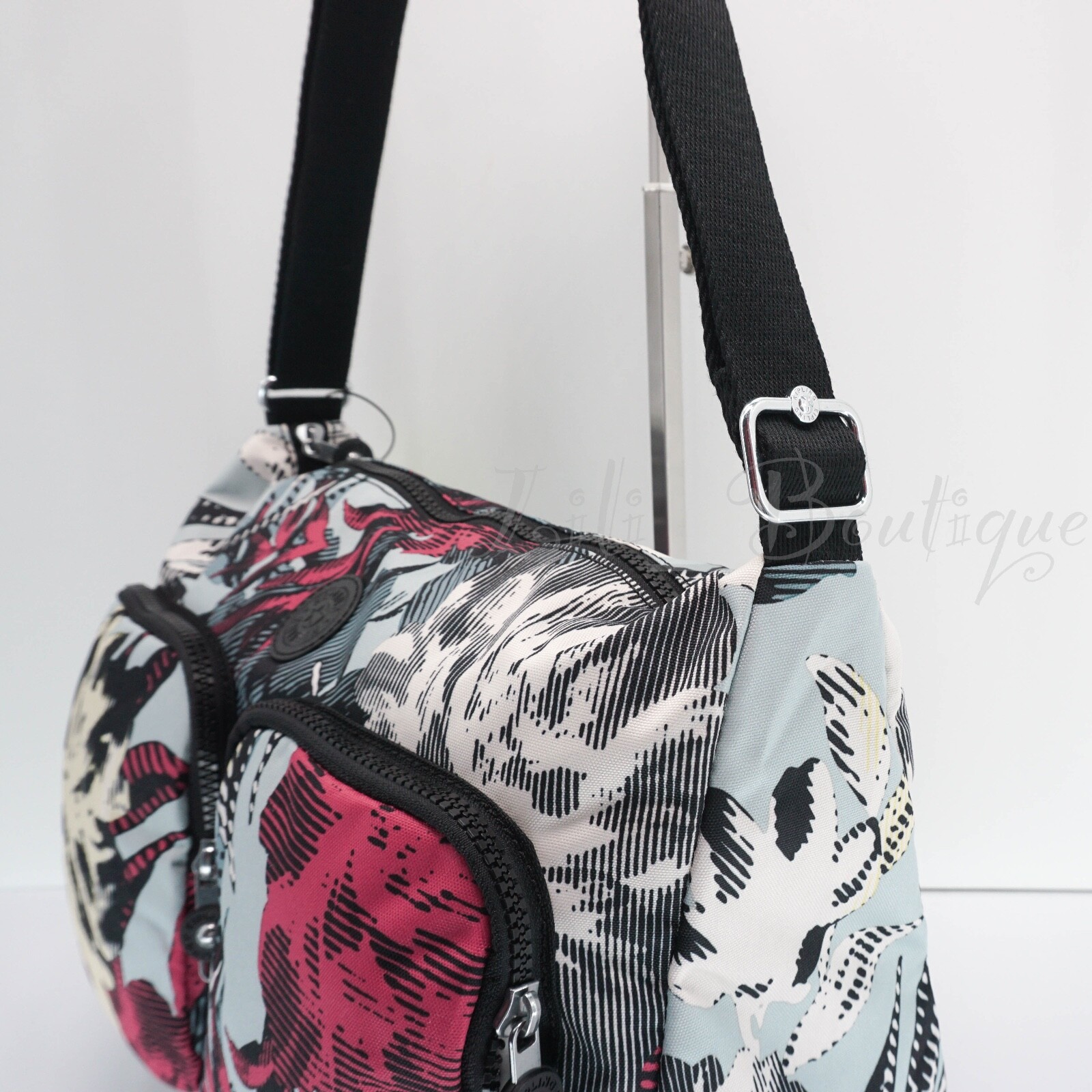 NWT Kipling HB7686 Sidney Crossbody Shoulder Bag Polyester Casual Flower $119