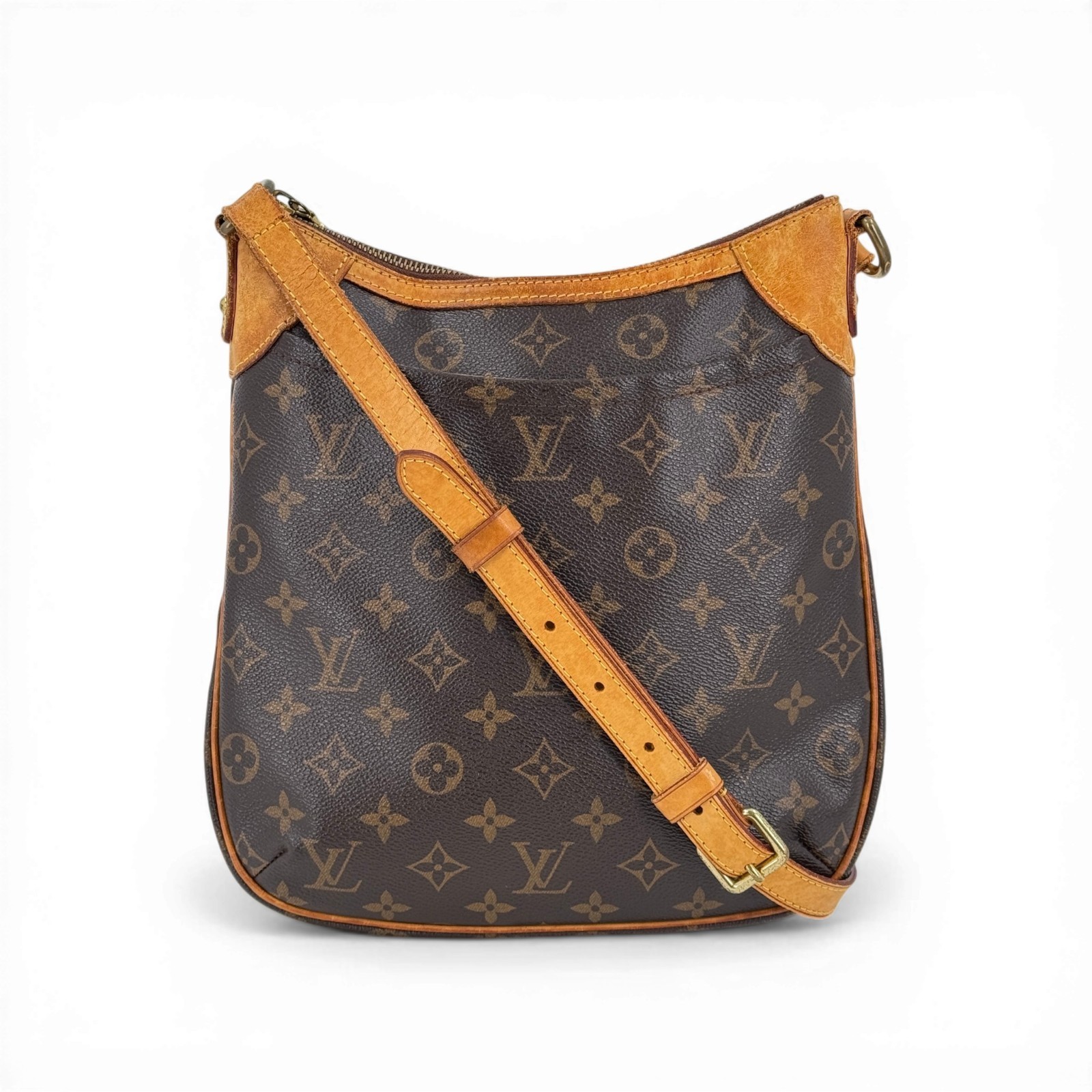LOUIS VUITTON Odeon PM Monogram Canvas Brown Vintage Crossbody Bag M56390