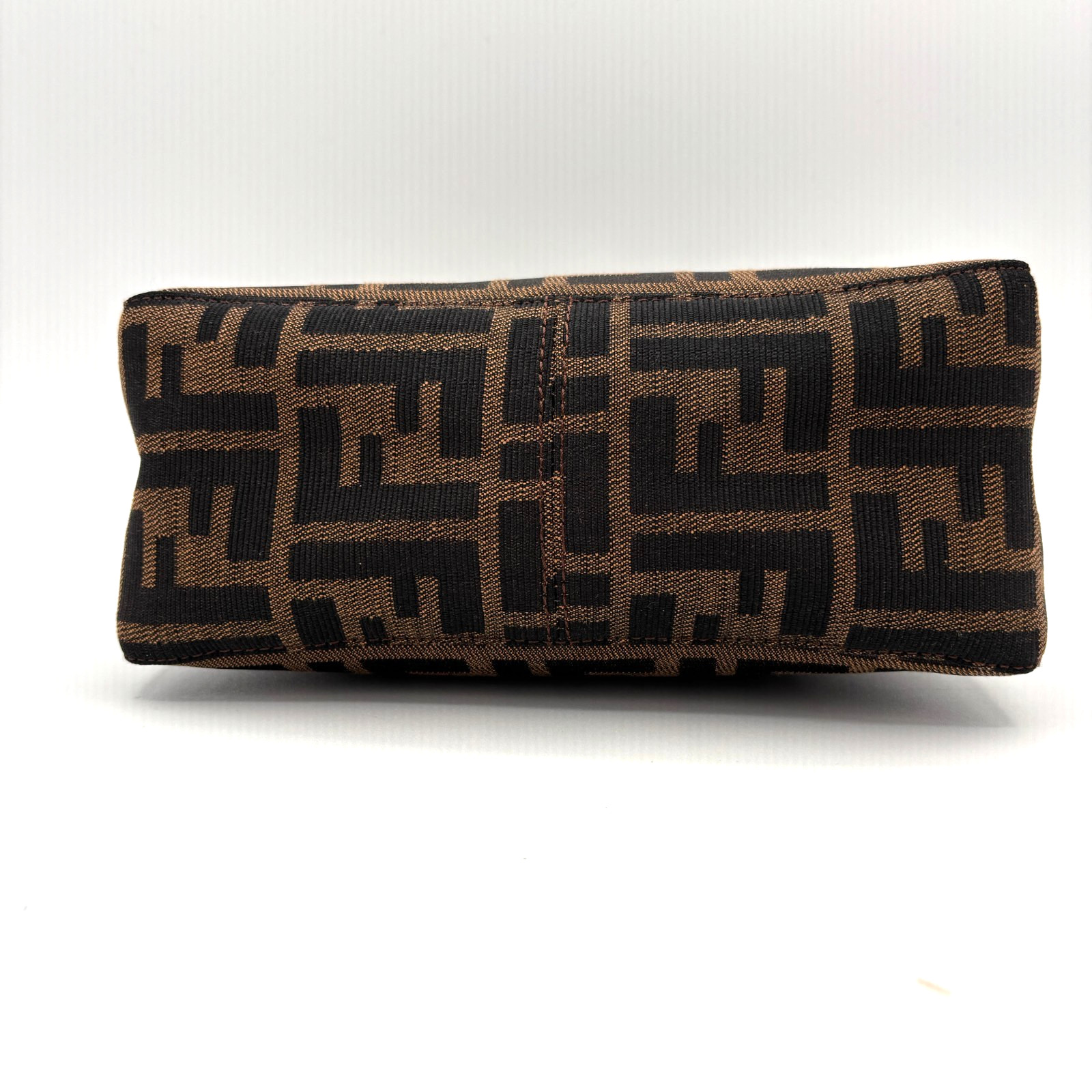 FENDI zucca Accessory Pouch bag Purse Authentic 0098