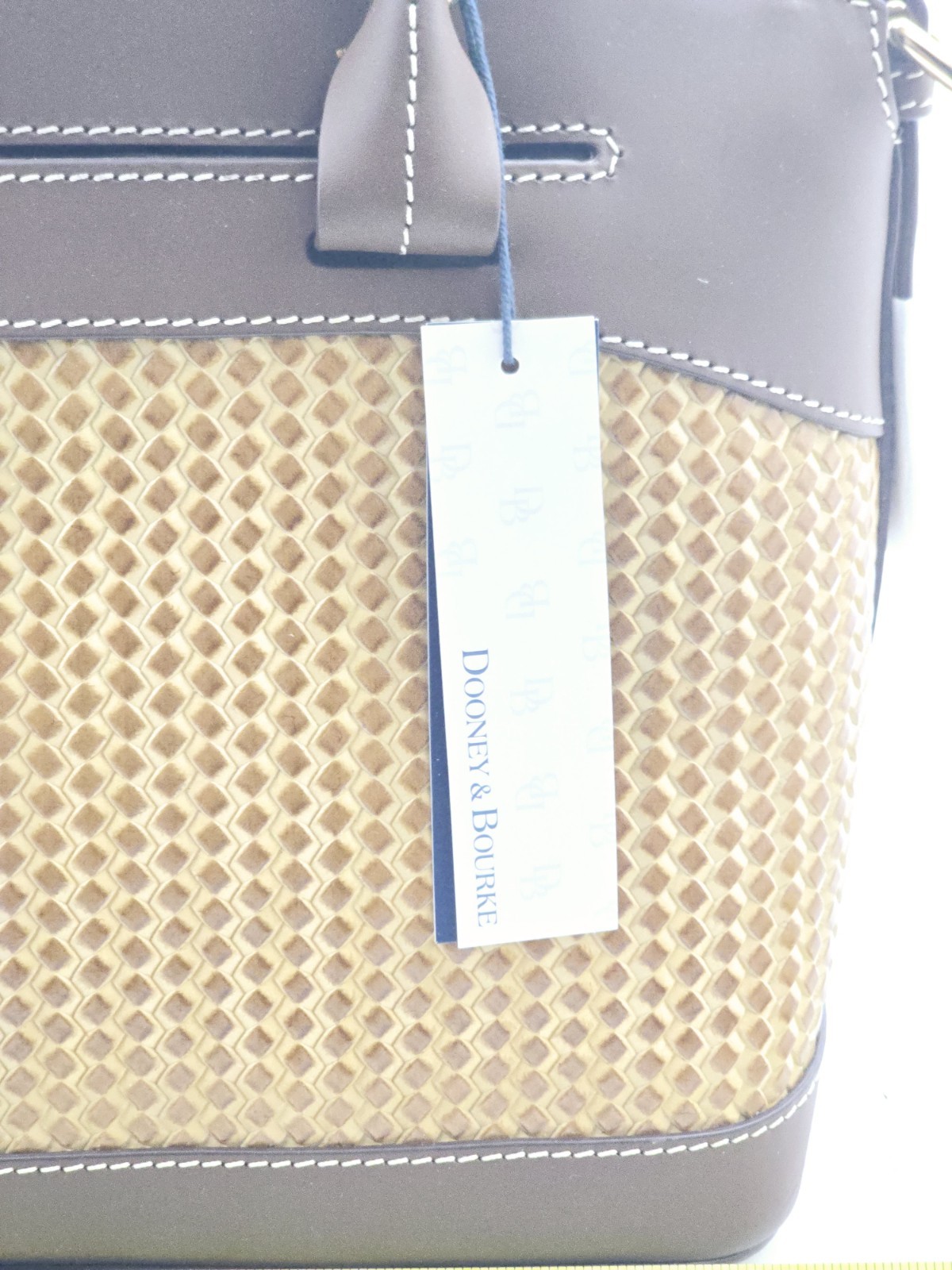 Dooney & Bourke Domed Zip Satchel Chestnut New