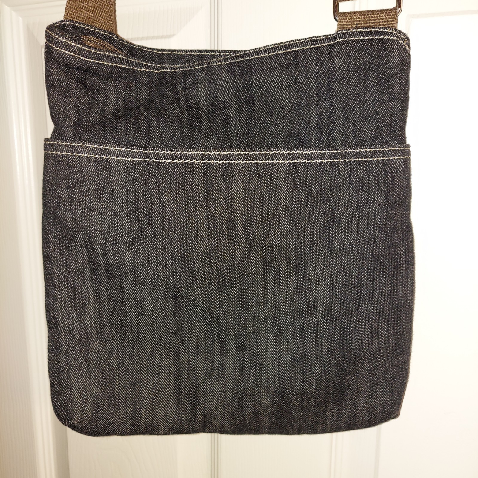 Thirty-One Denim Crossbody Shoulder Bag/Purse Adjustable Strap