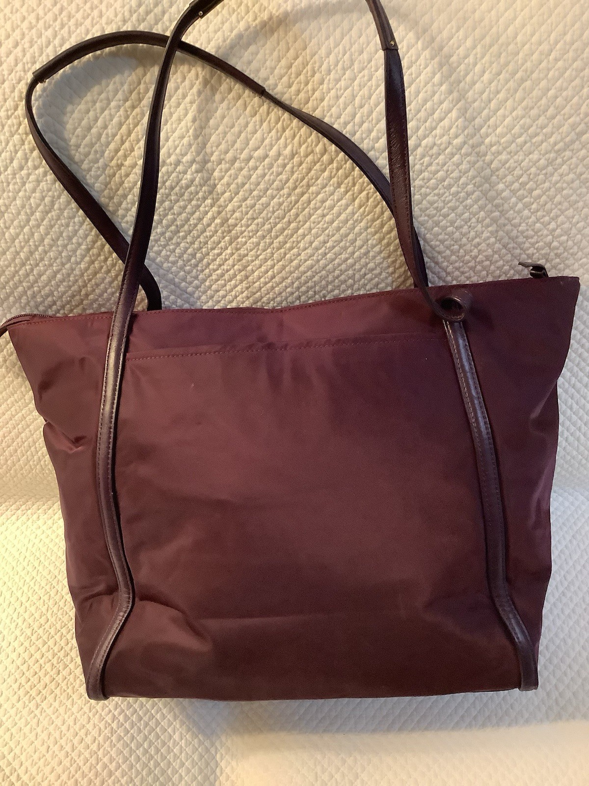 TUMI Voyageur LARGE Travel Tote Bag Purple