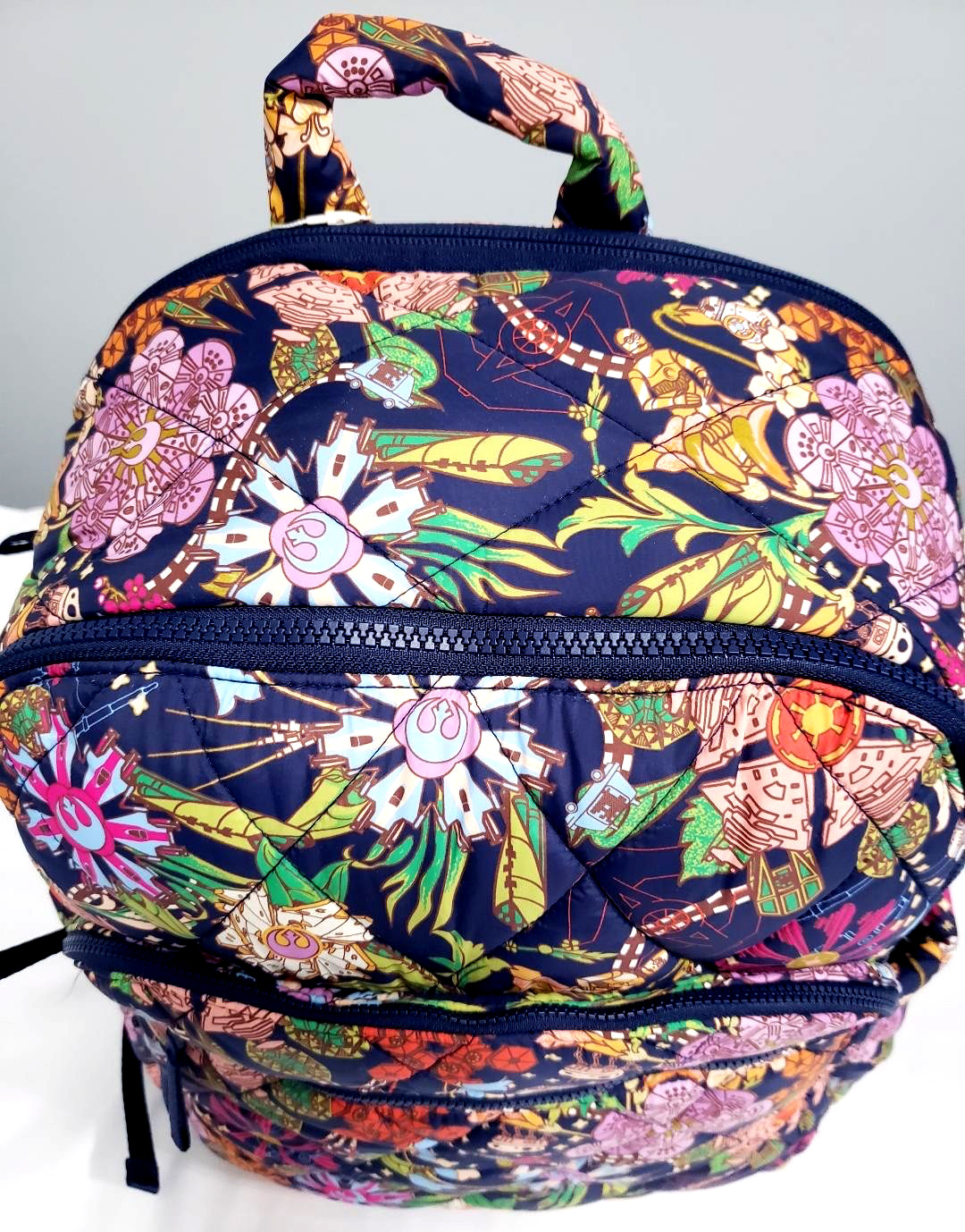 Vera Bradley Star Wars Power the Force Floral Bancroft Backpack Exact Print NWT