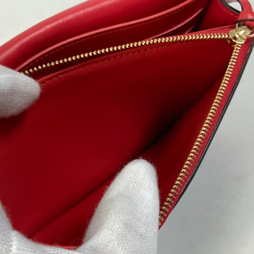 LOUIS VUITTON M69036 MonogramDenim Portefeuille Flor Chain Wallet Shoulder Bag