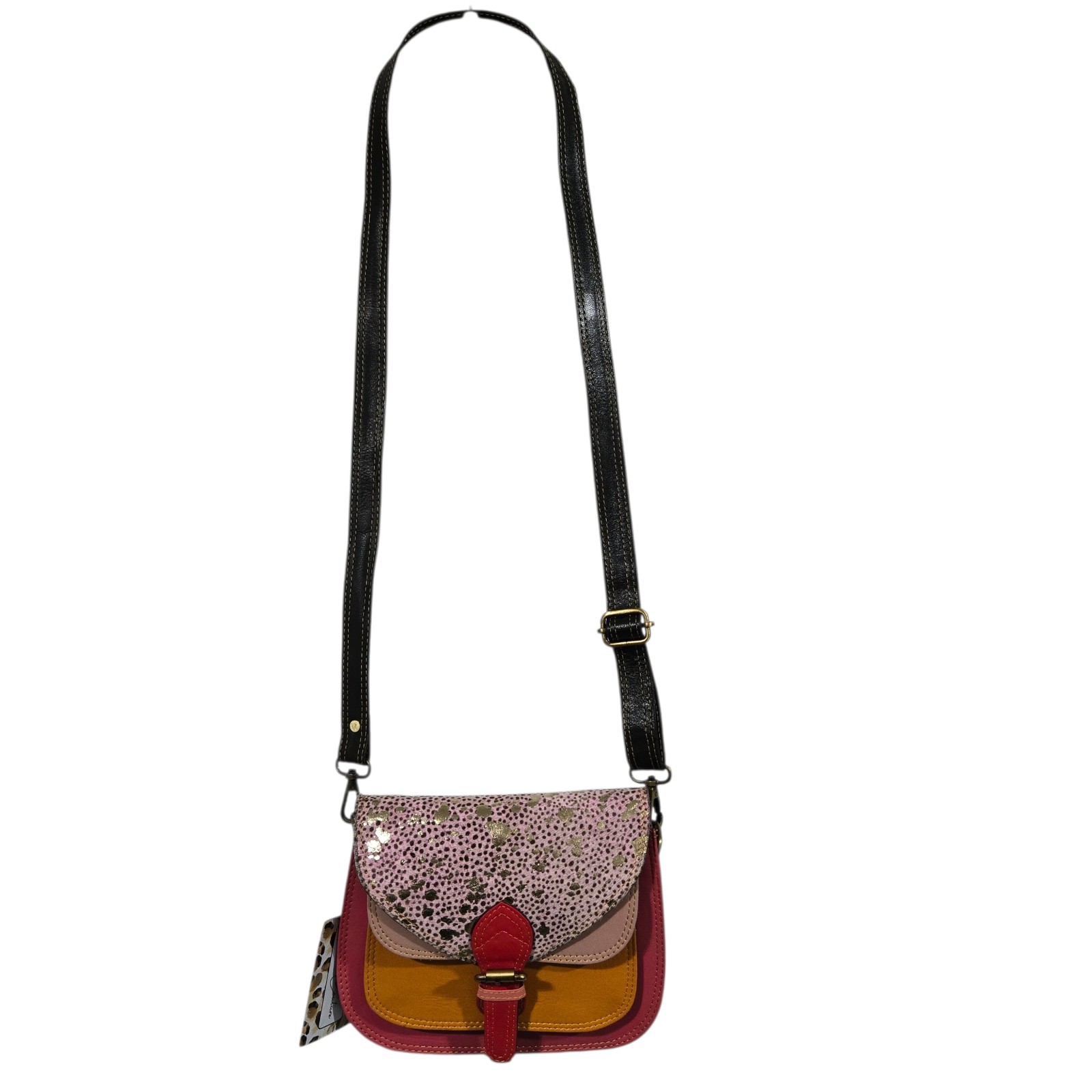 Folklore Couture Recycled 100% Leather Crossbody Saddle Bag – One Of A Kind Eco