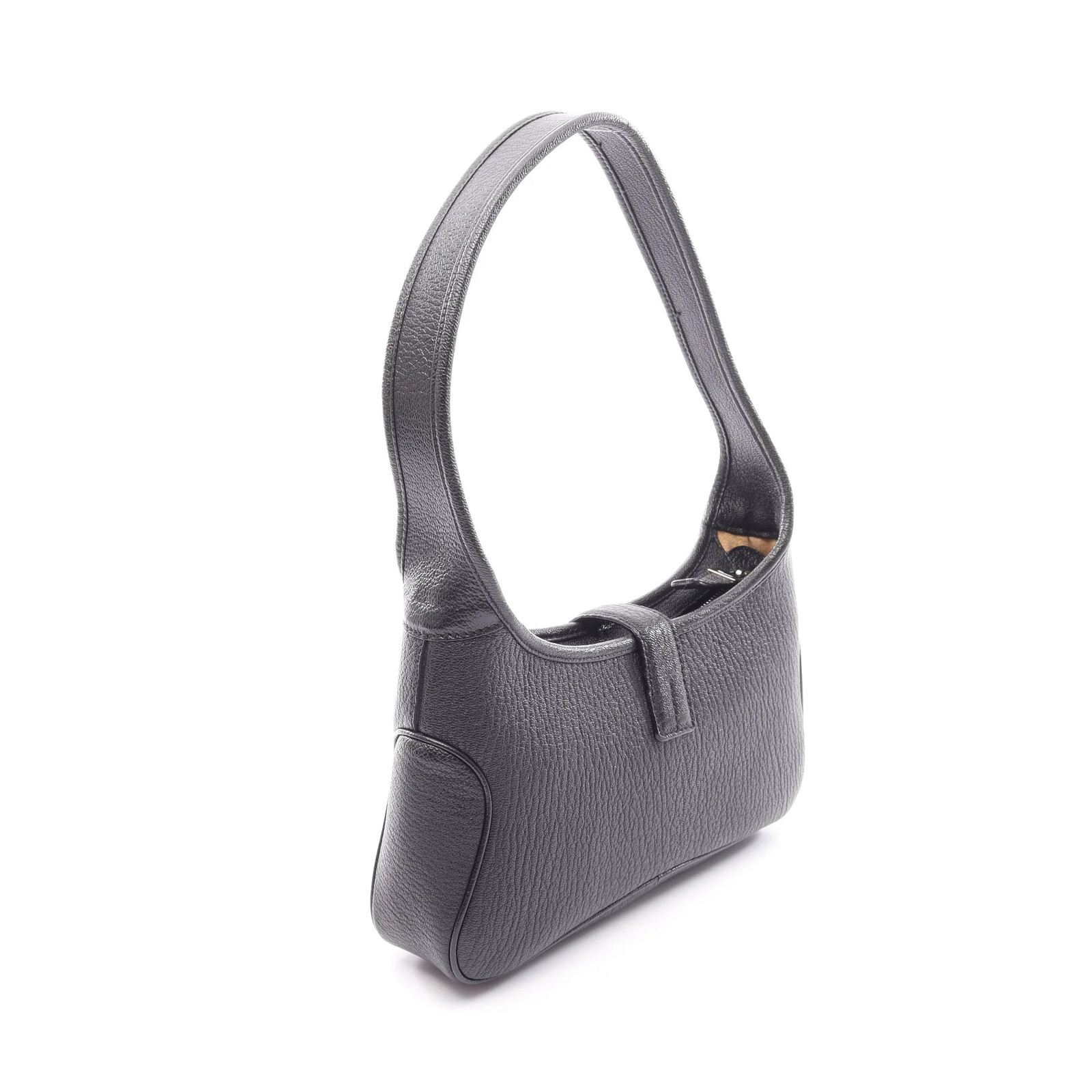 Salvatore Ferragamo Shoulder Bag Black Leather #RCB5692