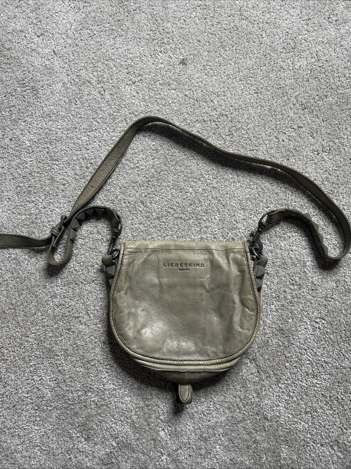LIEBESKIND BRAND LEATHER CROSSBODY BAG MADE IN GERMANY Berlin Shoulder Purse